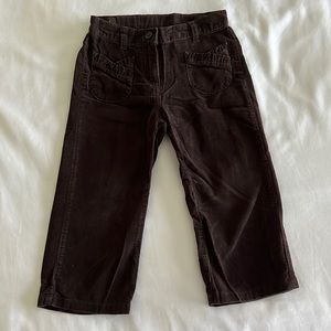 Brown Lightweight Corduroy pants from Janie and Jack.